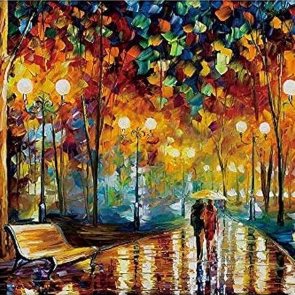 RAINY DAY PUZZLE 1000 PIECE and STORAGE ACCESSORIES